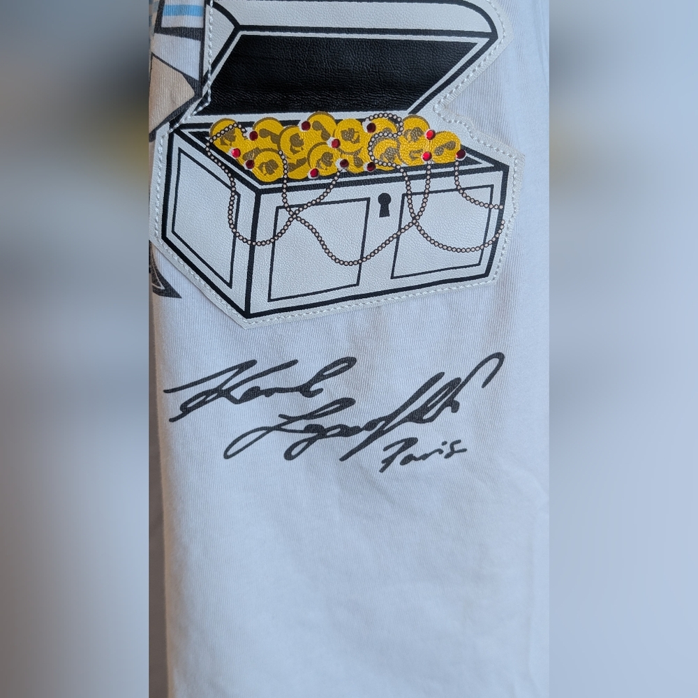 Karl Lagerfeld Kids Nautical Graphic Tee‎ - White - Picture 4 of 7